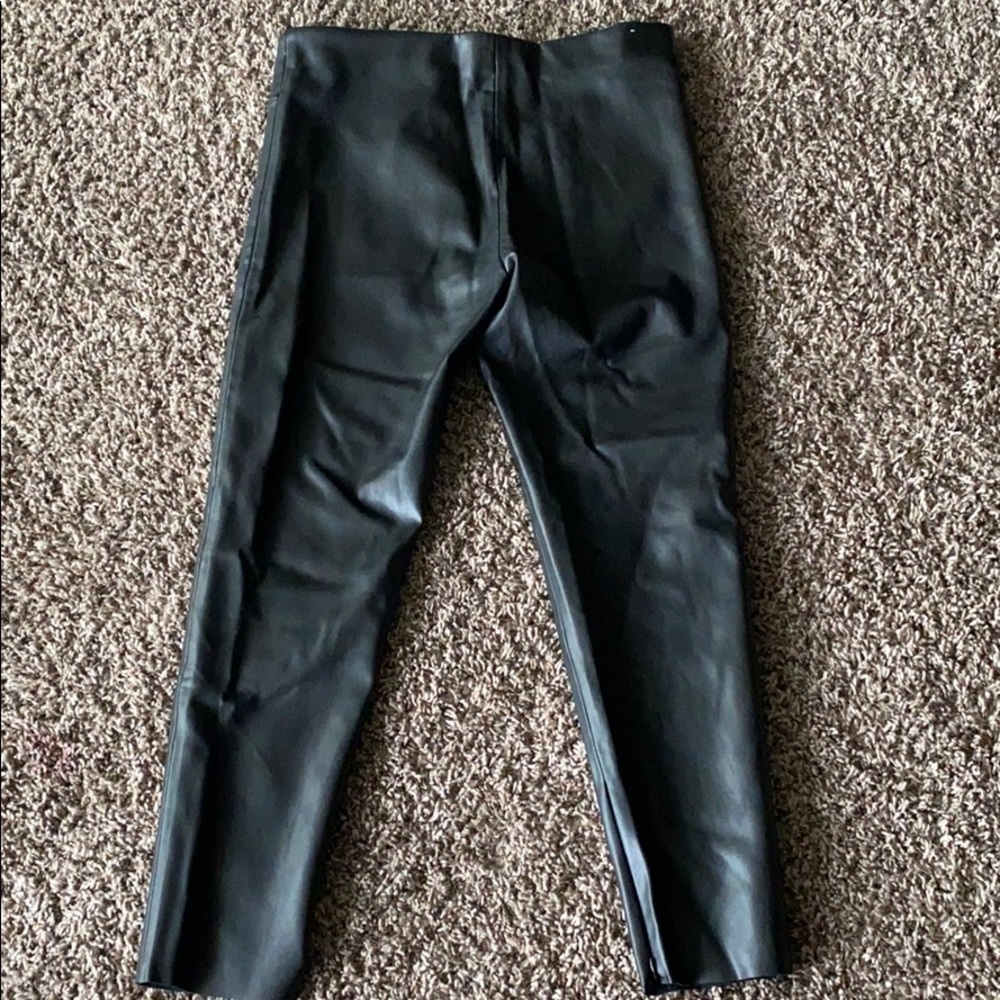 Black leather Pants
